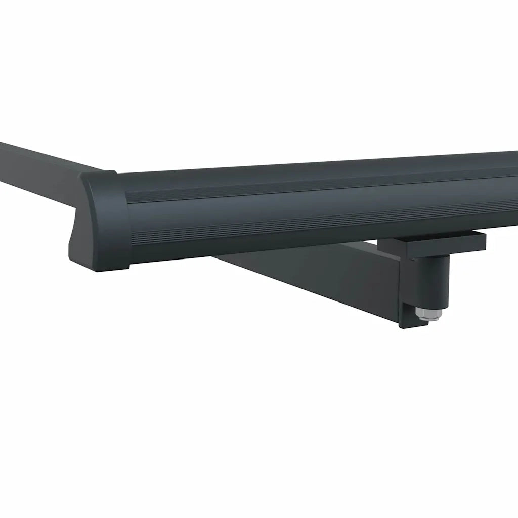 Tenda da Sole Antracite 6 × 3,5 m Metallo 313238