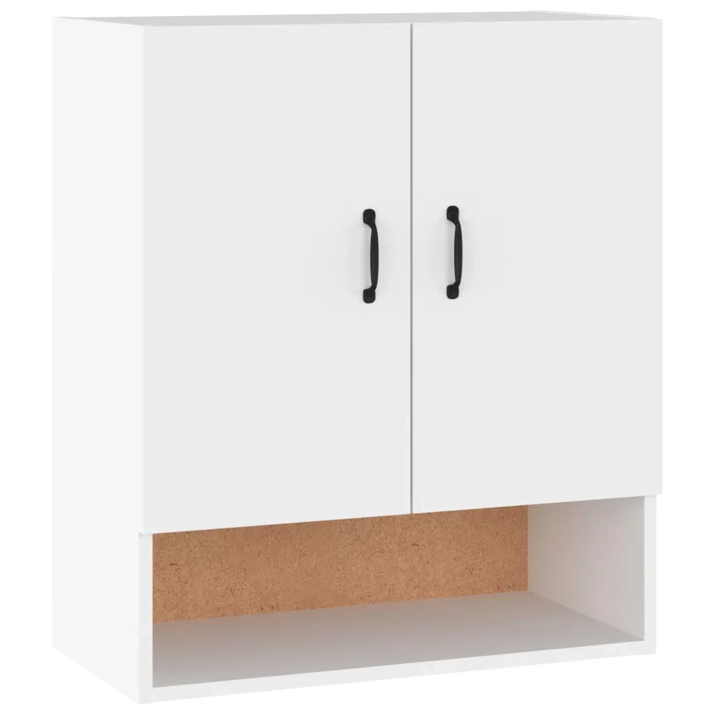 Armadietto a Muro | Mobile a Parete Bianco 60x31x70 cm in Legno Multistrato