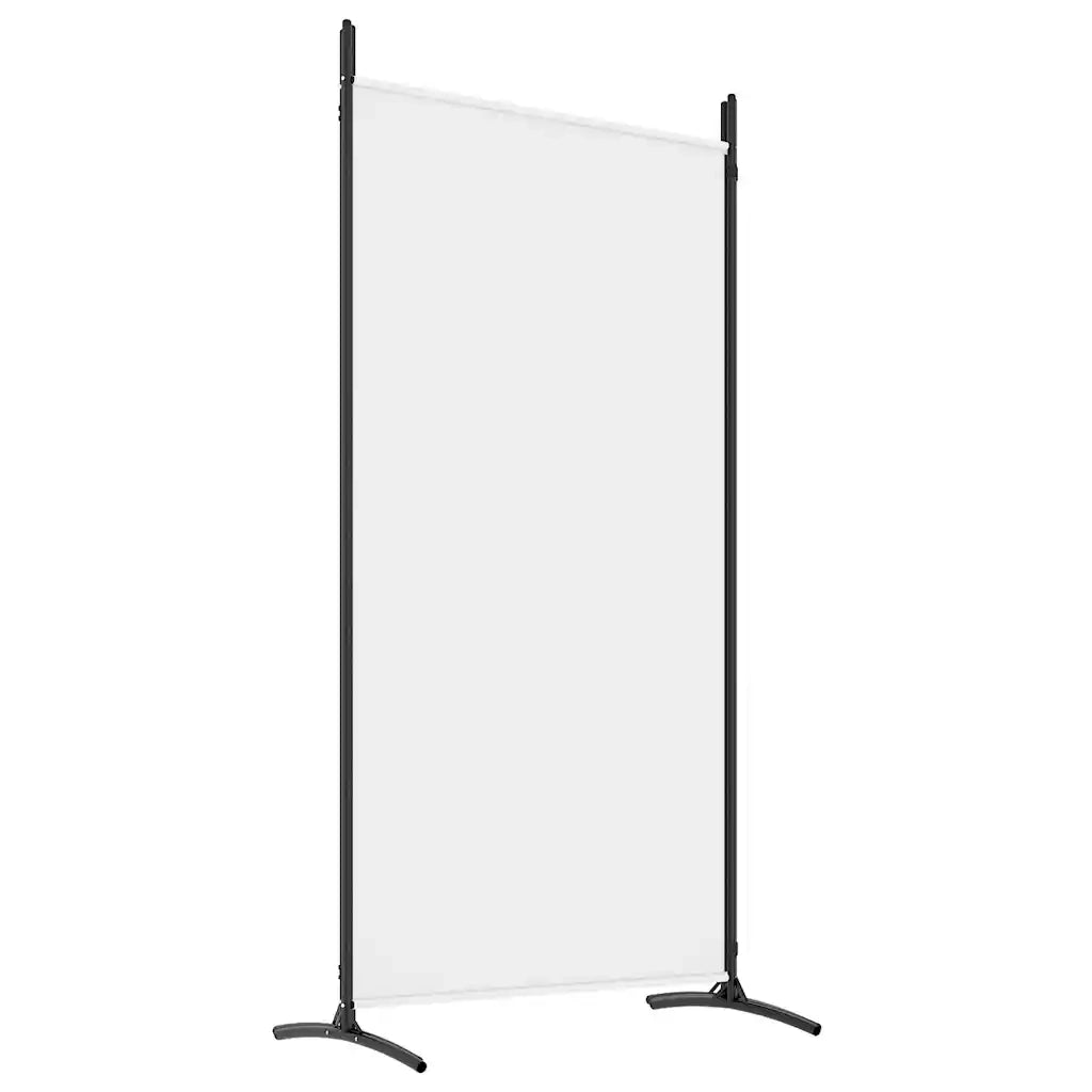 Divisorio Ambienti | Divider per stanze | Paravento a 4 Pannelli Bianco 346x180 cm Tessuto