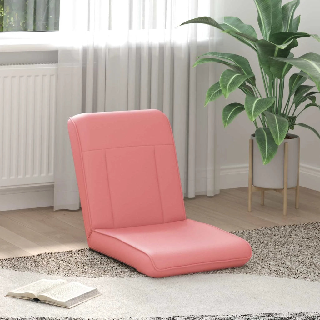 Sedia a pavimento regolabile Rosa Similpelle