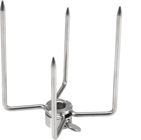 Forka per Griglia 2 Pezzi - Acciaio Inossidabile - Multifunzionale - Strumento per Barbecue - Barbecue all'Aperto - Facile da Utilizzare - Forka per Barbecue
