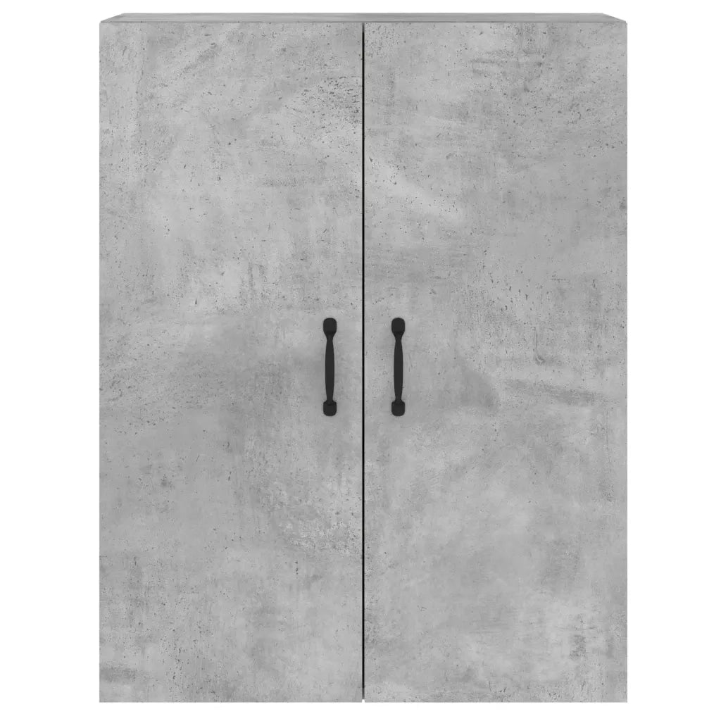 Armadietti a Parete 2 pz Grigio Cemento in Legno Multistrato CFW4715577