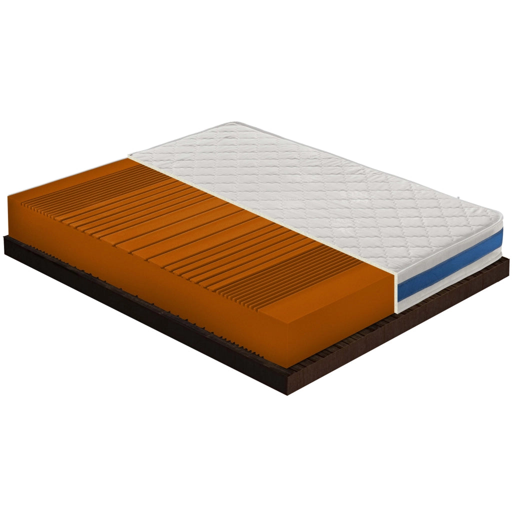 Materasso Matrimoniale 160x190 in Waterfoam - Ortopedico - reversibile - 11 zone di comfort  H4