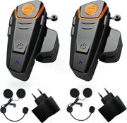 Cuffia da Motociclista con Bluetooth - Regalo per Lui - Cuffia da Motociclista - Intercom da Motociclista - Cuffia da Motociclista con Bluetooth
