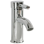 Rubinetto lavabo Rubinetto monocomando per bagno moderno in metallo cromato argento