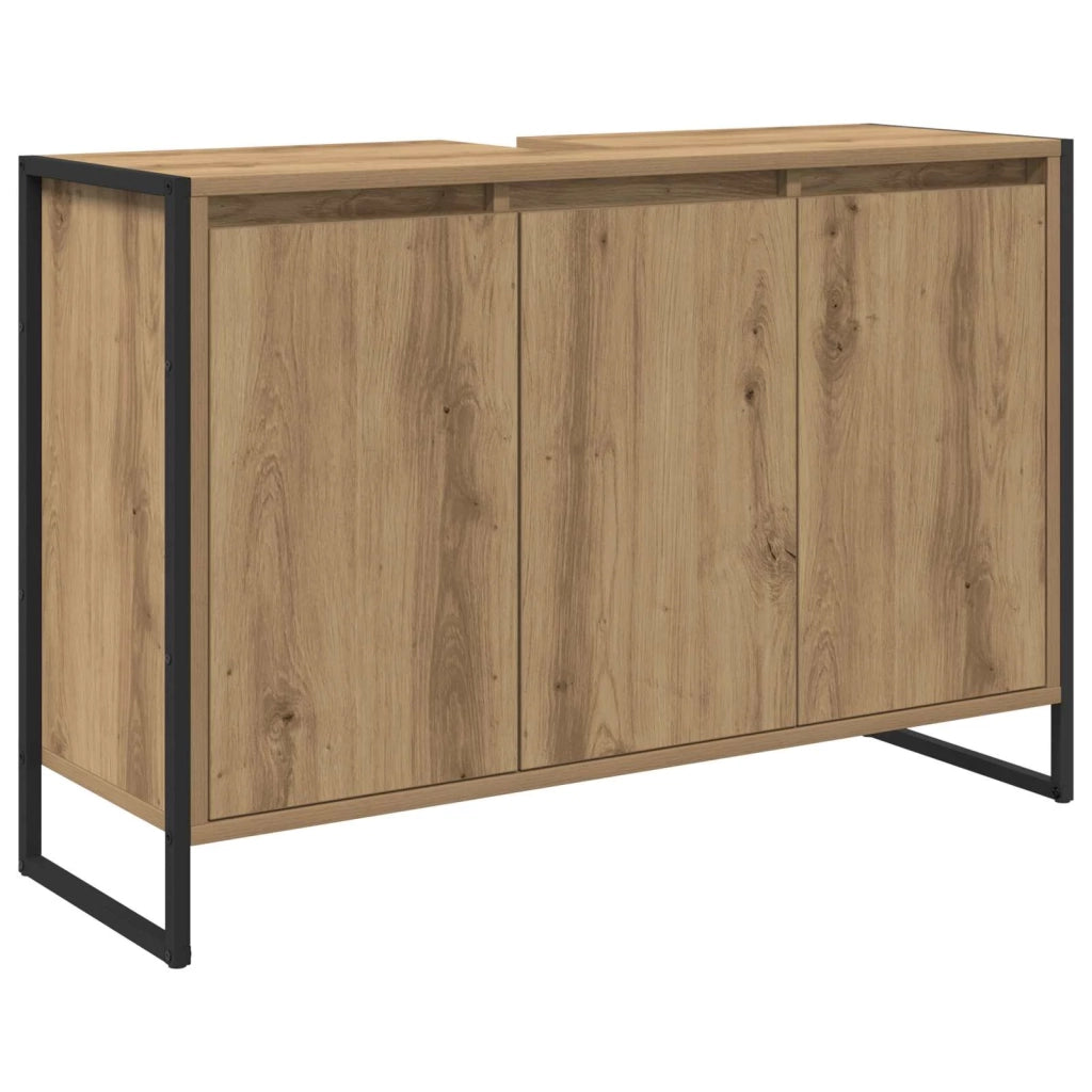 Set di mobili per il bagno Rovere artigianale Legno multistrato 3403051