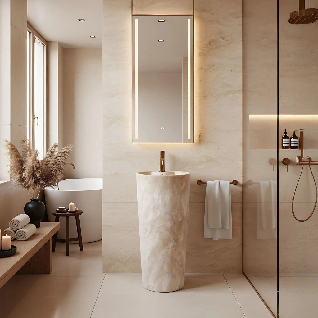 Lavabo Monolitico Blanka Savana Matt