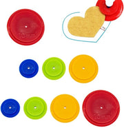 Segnapunti 8 pezzi - Attrezzo per cucito - Patchwork - Ruota di segnalazione - Plastica - Materiale duraturo - Ruota di cucito