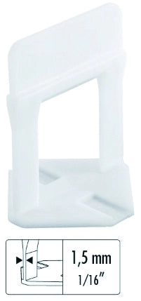 Raimondi BASE LIVELLANTE CON FERITOIA PER CUNEO H mm. 20  fuga mm. 1,5 - 200 pz.