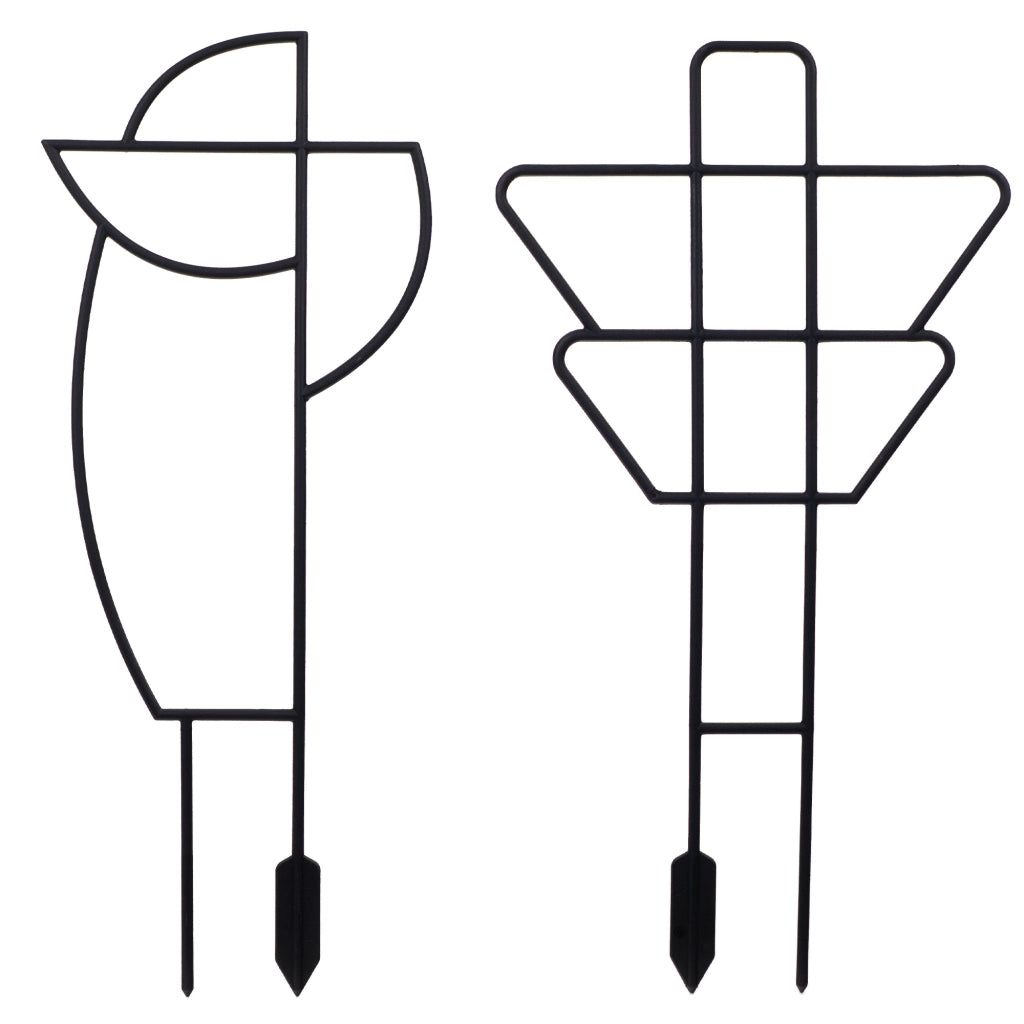 Set di 2 supporti per piante, fiori e piante KADAX, ideali per il giardino.