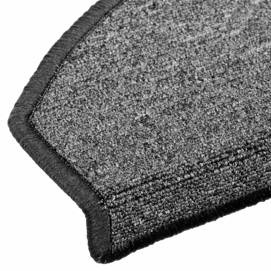 Tappetini per scale autoadesivi 15 pcs Grigio Scuro 42038636