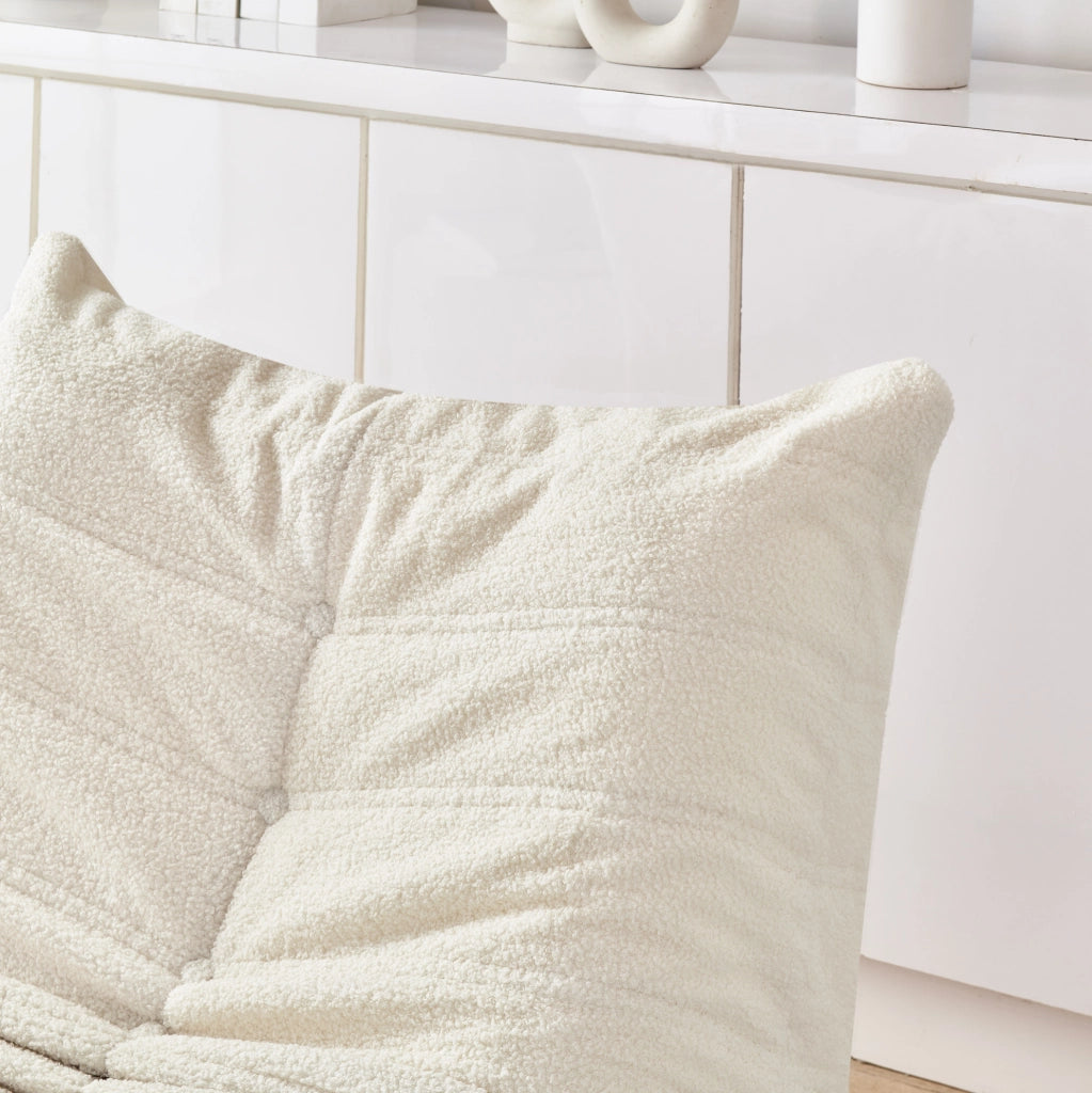 Poltrona sacco 112x105x59 cm per relax grigio scuro