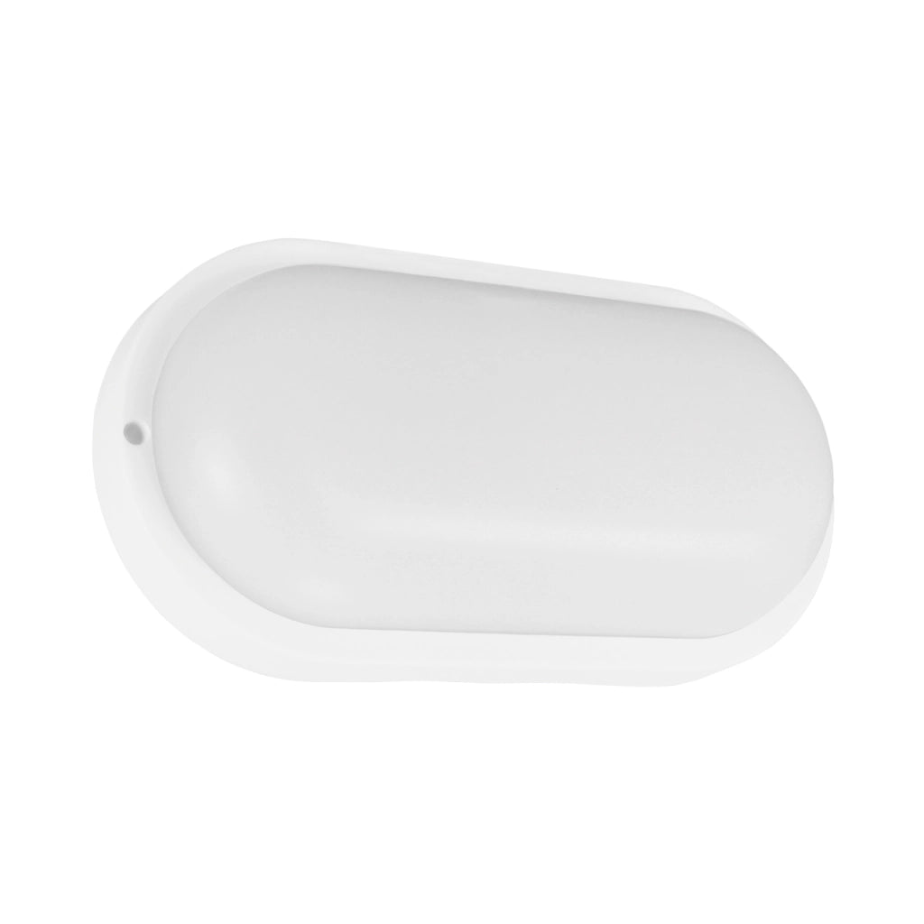 Plafoniera esterna ovale bianca LED 18W 4100K IP54