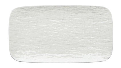 Vassoio rettangolare in Porcellana Bianco Touch me 24 x 13 cm