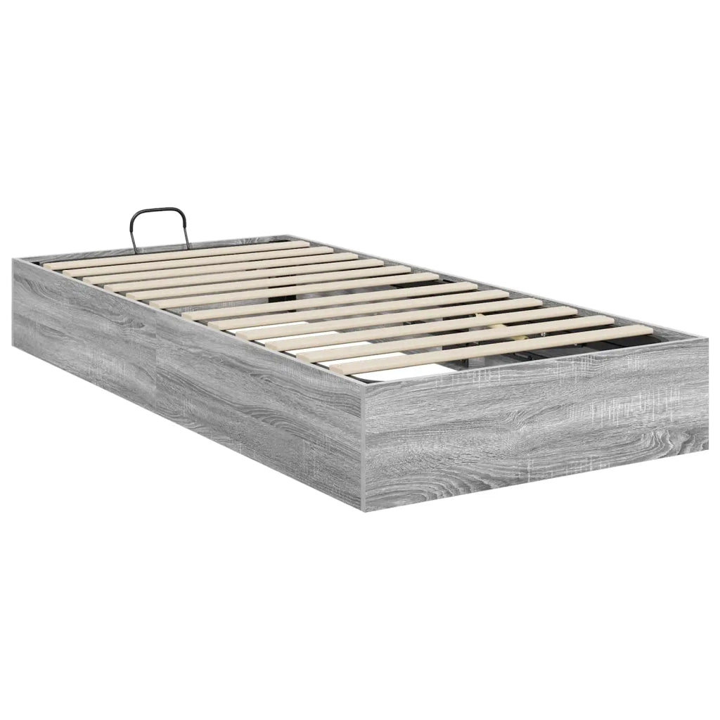 Letto ottomano Grigio Sonoma 80,5 x 200 cm Legno multistrato