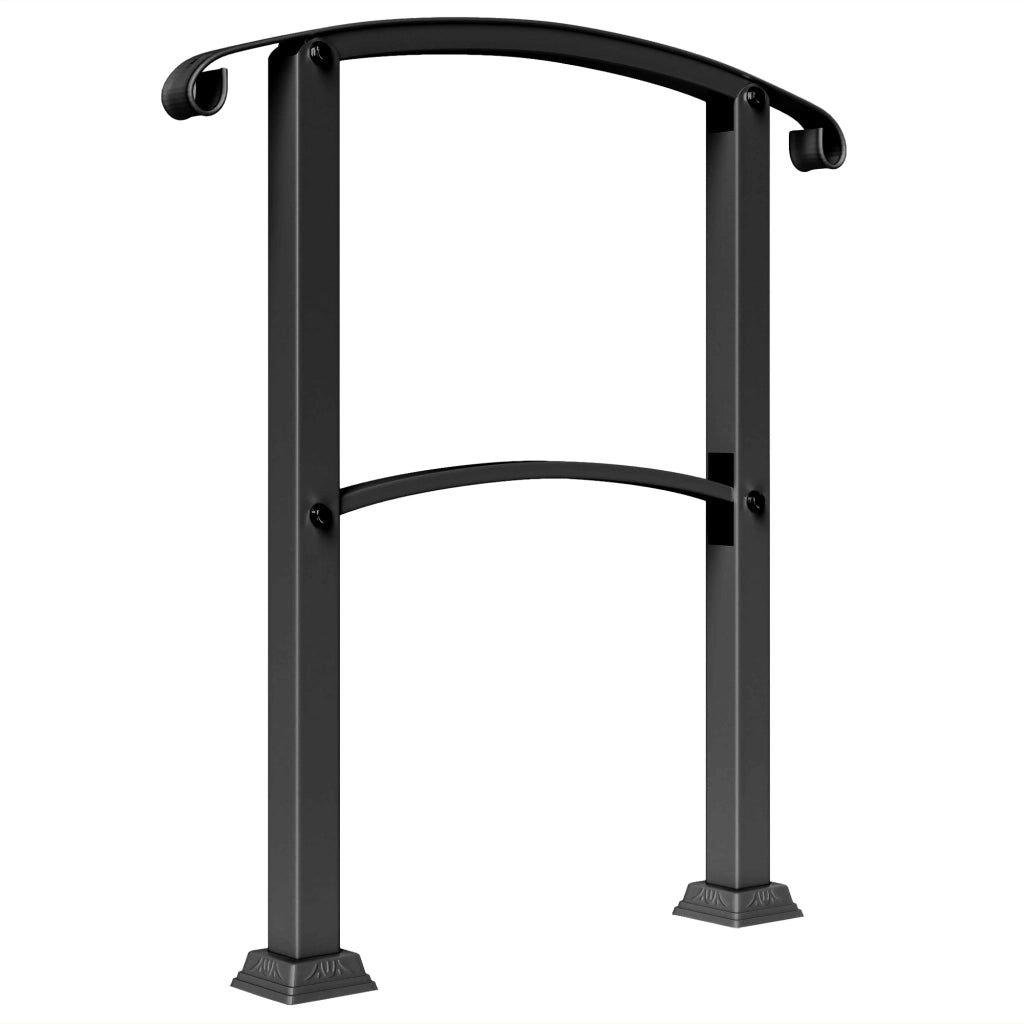 Rampa per Scale 1-3 Gradini ¨C zephmum ¨C Nero 71x8x148 cm