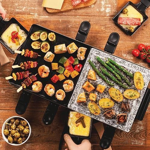 Russell Hobbs Multi Raclette 3 in 1 griglia per raclette 8 persona(e) 1400 W Nero