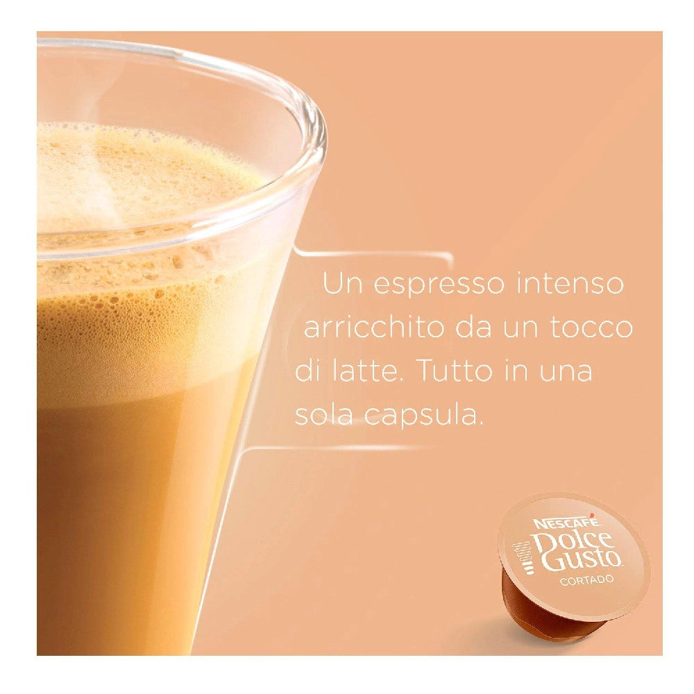 Nescafè dolce gusto cortado espresso macchiato 3 confezioni da 16 capsule ciascuna