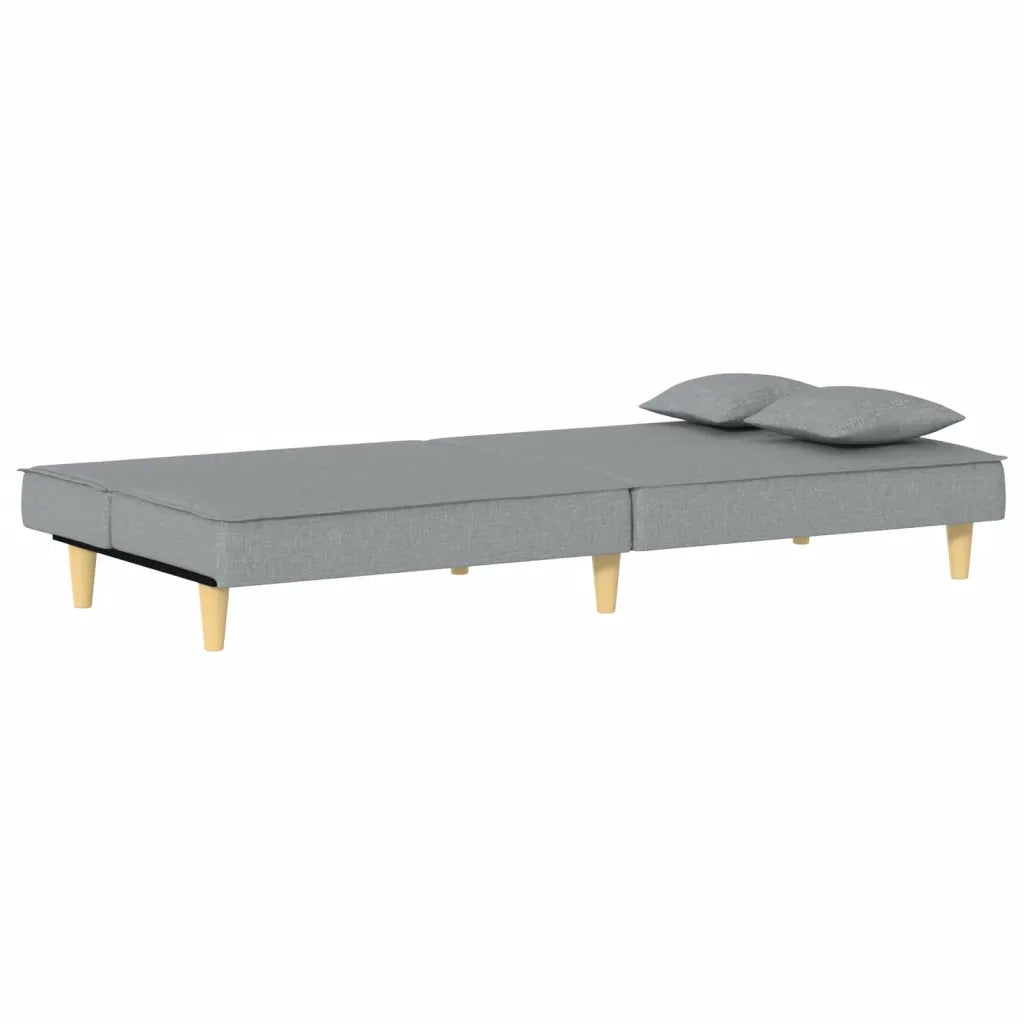 Divano letto-Sofa Letto-Daybed Grigio Chiaro in Tessuto 914989