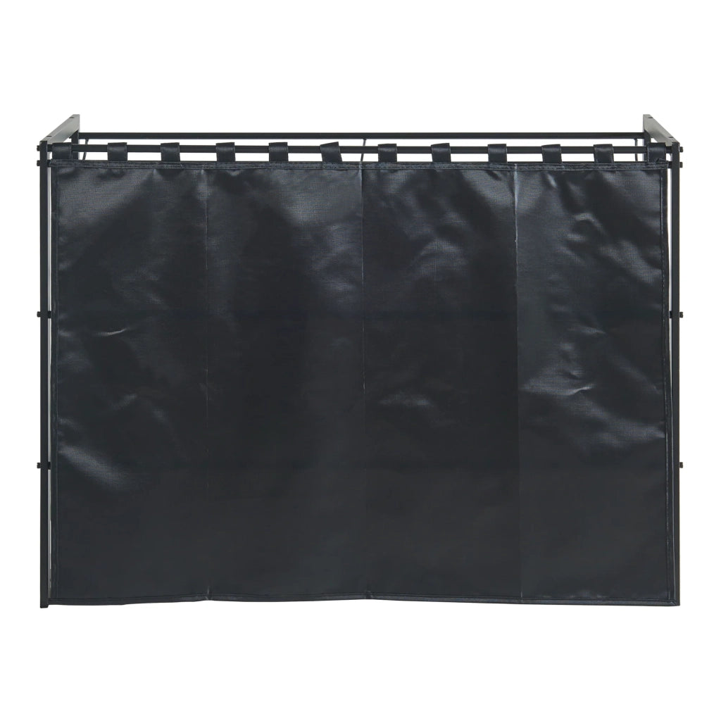 Set di 3 scarpiere 80 x 32 x 60 cm nero 03_0009798