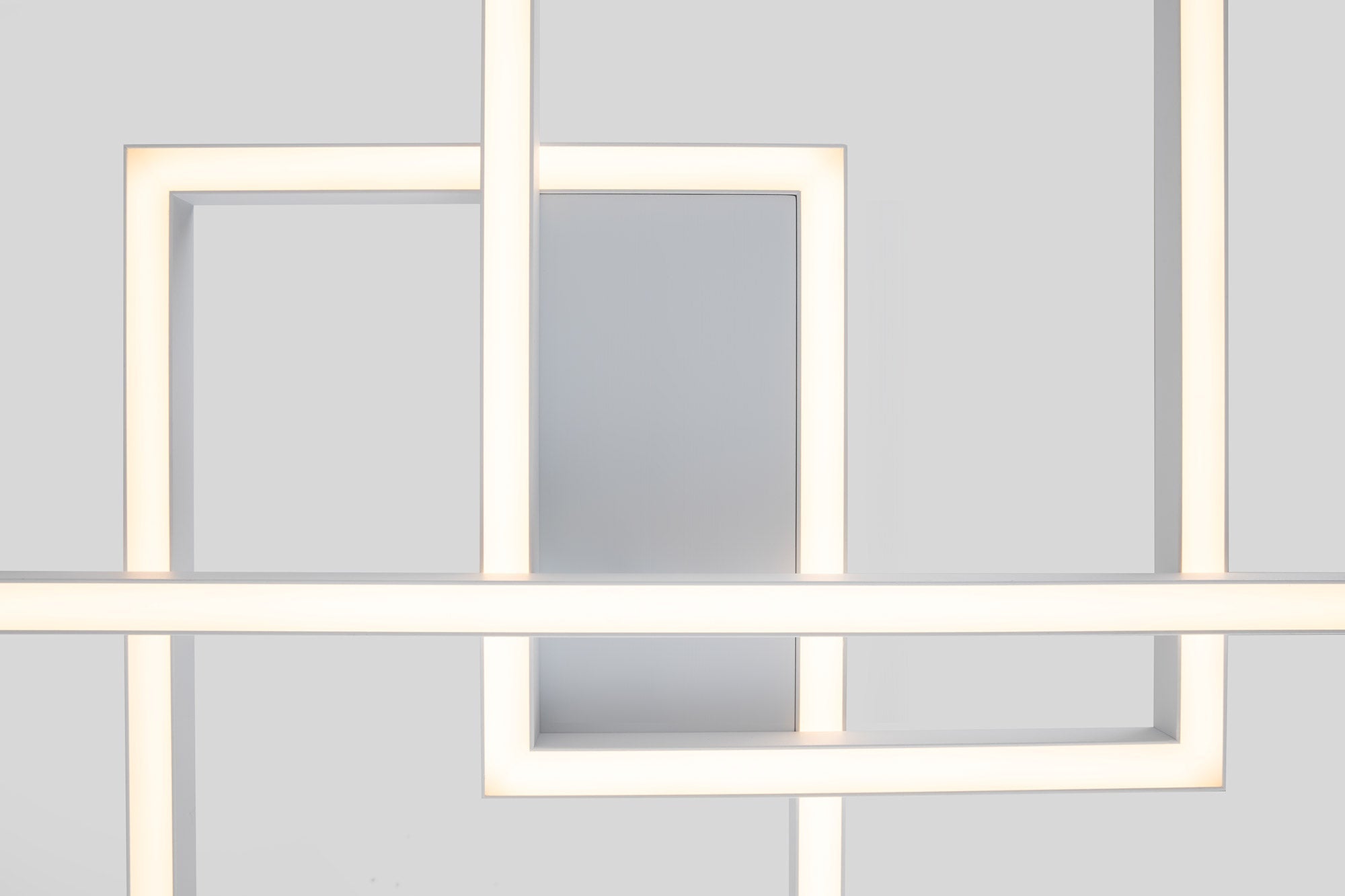 Plafoniera Modern in Metallo e Acrilico Rida Bianco