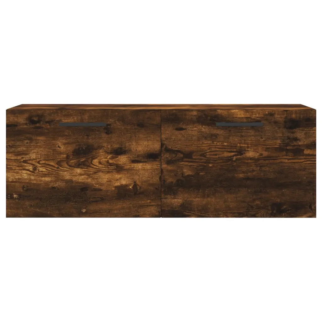 Armadietto a Muro | Mobile a Parete Rovere Fumo 100x36,5x35 cm in Legno Multistrato