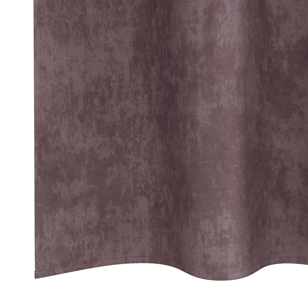 Tende Velluto Marroni 2 pezzi con Occhielli 245x140 cm