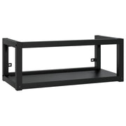 Telaio lavabo da bagno sospeso 79 x 38 x 31 cm ferro nero 02_0006761
