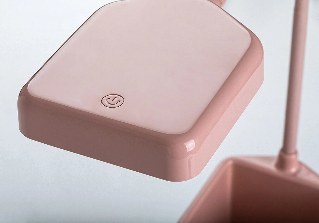 Lampada da scrivania LED rosa porta smartphone 6W Rabalux
