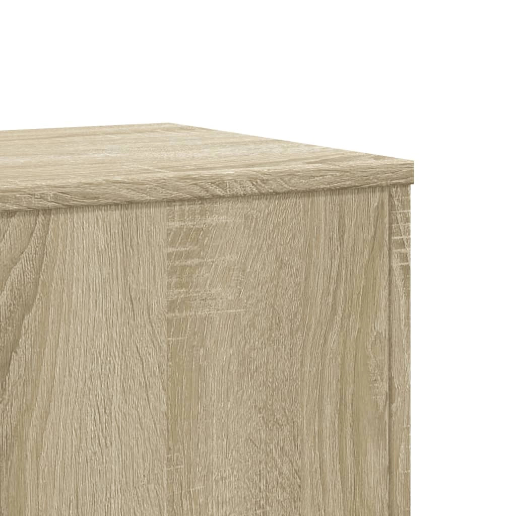 Portavasi Sonoma mobile portafiori 33 x 33 x 100 cm legno ingegnerizzato marrone 02_0045178