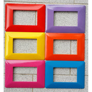 Trade Shop - Placchette Placche In Abs Per Serie Matix Bticino Compatibile 3 4 6 Moduli Color - Cappuccino -6 Fori     -