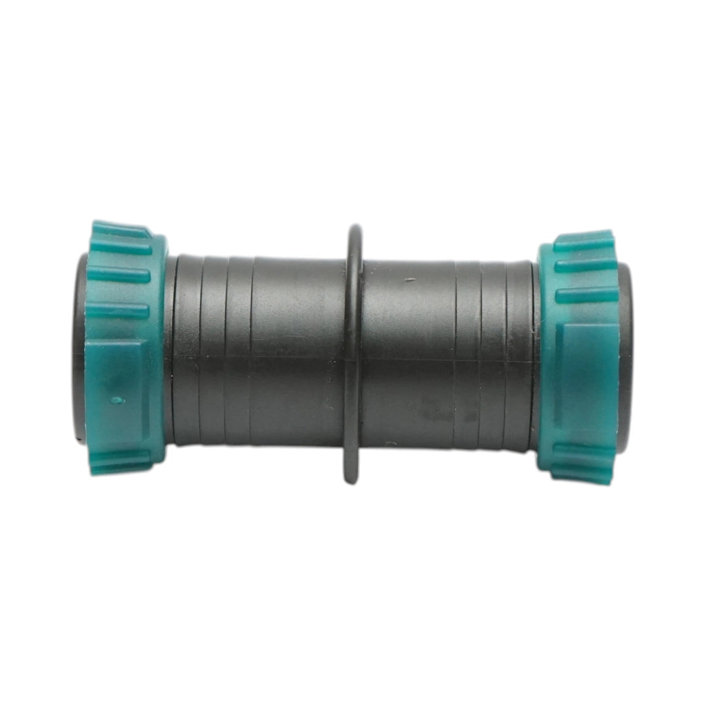 Connettore per tubo gocciolatore con anello 25x25mm per sistemi di irrigazione