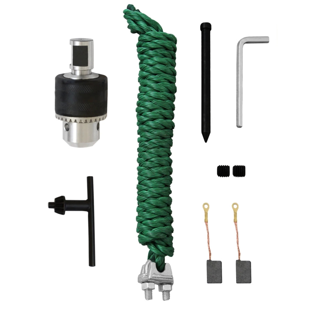 230V Base Magentica Trapano Colonna Diametro 35mm Adattatore Carotatrice Mandrino & Chiave