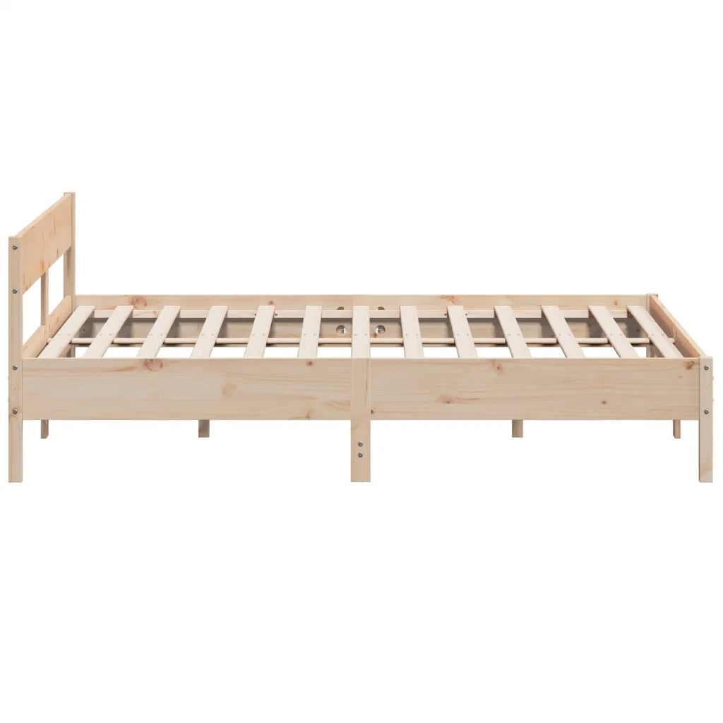 Giroletto senza Materasso 200x200 cm in Legno Massello di Pino 3216209