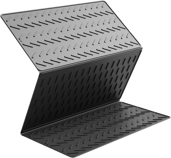 Mat di discheggi in silicone resistenti alle abrasione - Mat di discheggi veloce asciugamento | Adatto per quarts, legno e acciaio inossidabile | Antiscivolo e facile da pulire (dimensione universale)