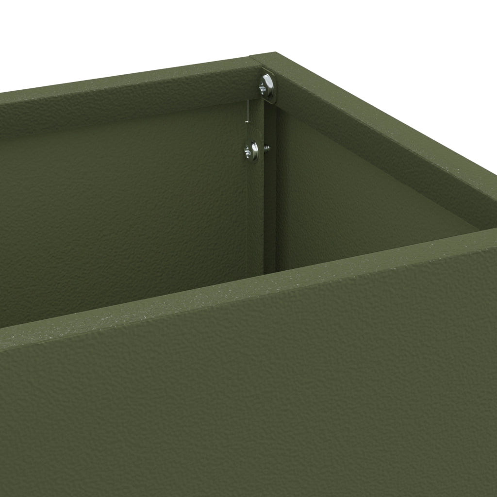 Portaombrelli Verde Oliva Metallo Medio Stoccaggio