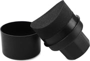 Spongia a forma di boog per auto con coperchio - Applicatore di pulitori e dressing - Ideale per lavare, lucidare e brillare i cerchi - nero
