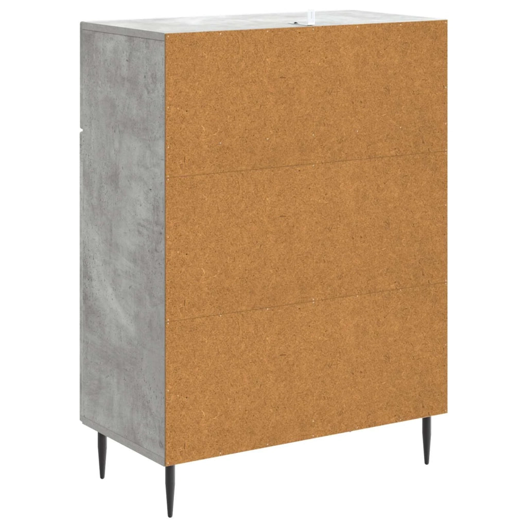 Credenza con cassetto Grigio Cemento 66 x 34,5 x 89,5 cm 894868