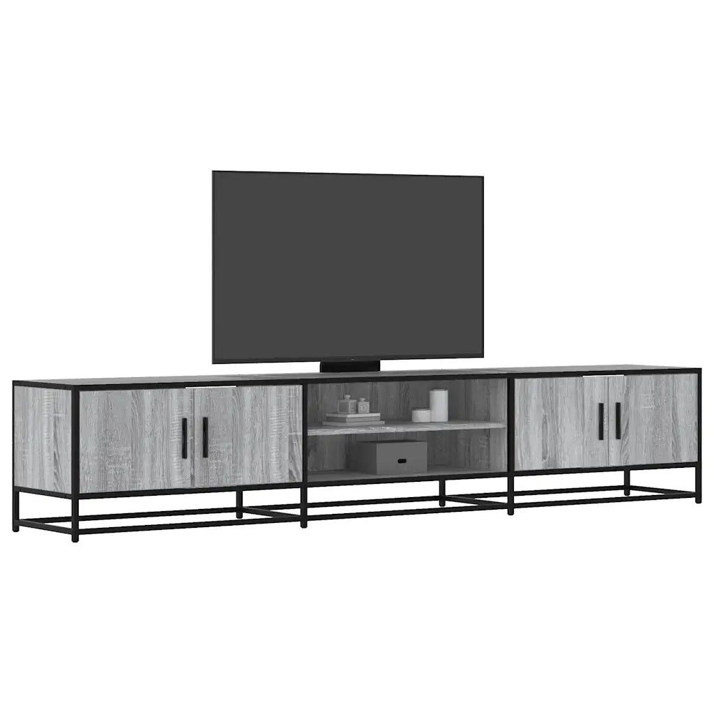 Mobile Porta TV-Mobile per TV-Credenza TV Grigio Sonoma 210x35x41 cm in Truciolato 180953