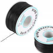 Cavo Kynar AWG 0.25mm Nero 200m – Alta Qualità e Durata | Ø 0,6mm Isolamento PVC | Progetti Elettronici e Professionali