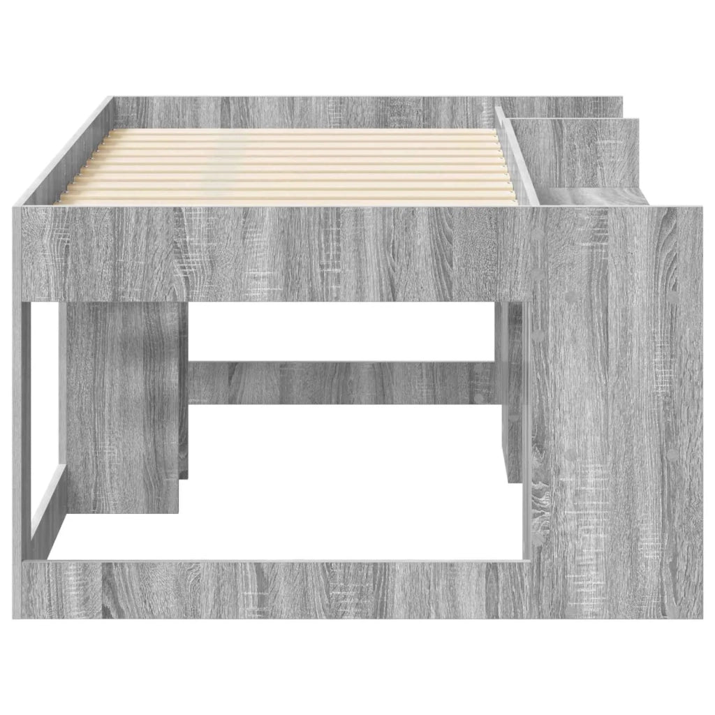 Struttura per Letto per Bambini con Ripostiglio Sonoma grigio 3422624