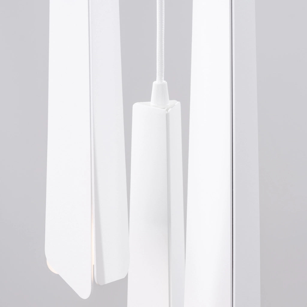 Lampada a sospensione PRYSM 3P bianco