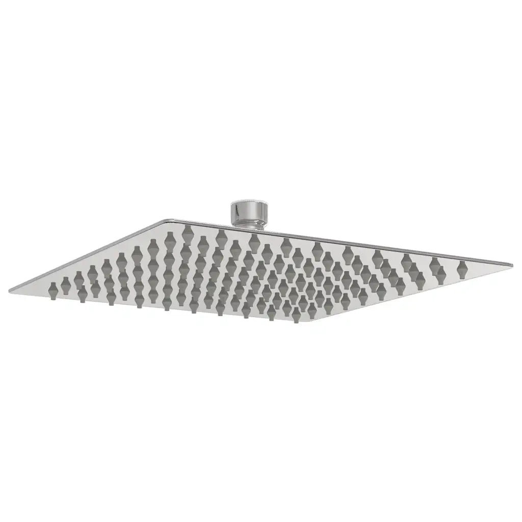 vidaXL Testa Doccia a Pioggia in Acciaio Inox 304 20x20 cm Quadrata