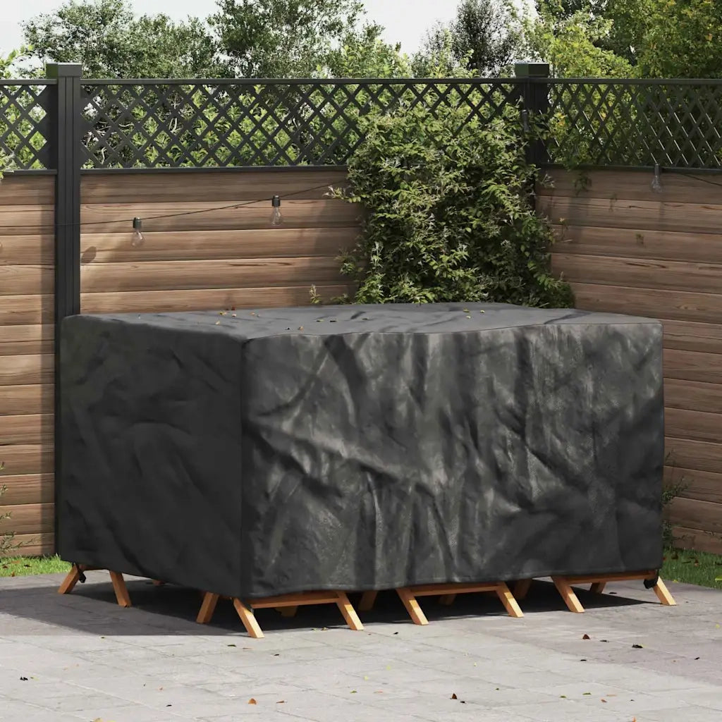 vidaXL Copertura per mobili da esterno Nero 180 x 150 x 85 cm 420D