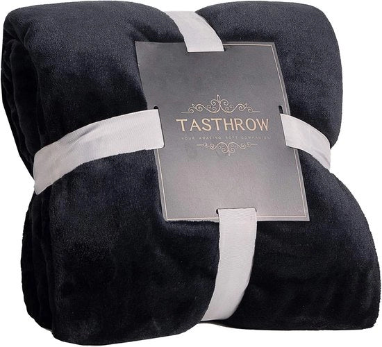 Piuma morbida da appendere - Calore e Comodità - 1 pezzo - Nero - Fleece - 230 x 270 cm