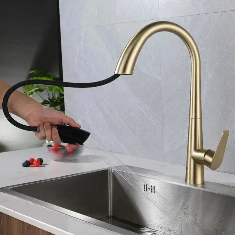 Rubinetto Da Cucina Rea Ross Brush Gold
