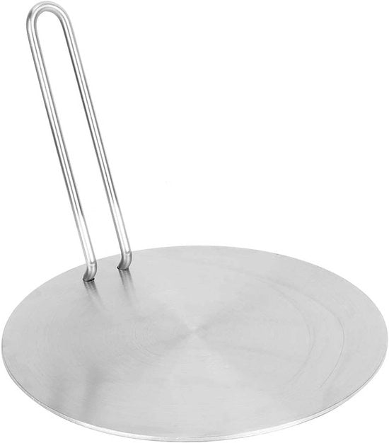 Diffusore di calore per piastra inductive e forno a gas - 20cm - Acciaio inossidabile