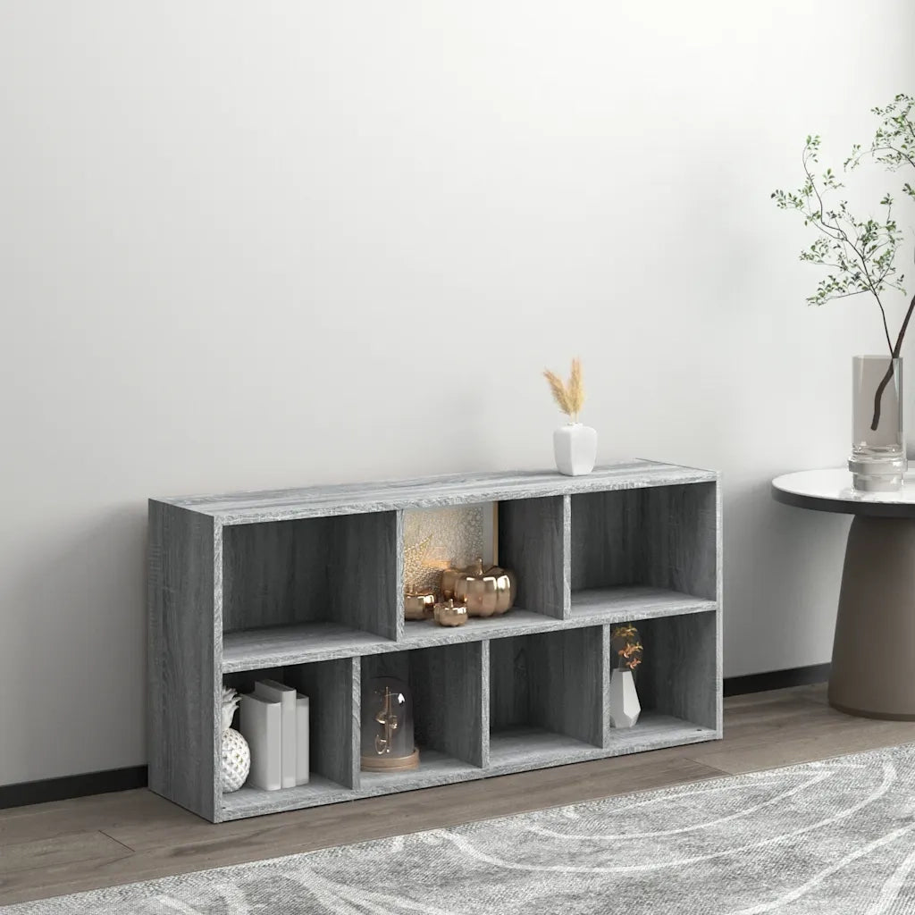 Libreria Grigio Sonoma 50x25x106 cm cod mxl 19304