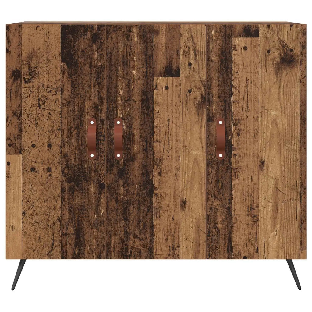 Credenza | Madia | Buffet da pranzo | Armadio da pranzo Legno vecchio 89,5 x 34 x 80 cm Legno multistrato