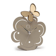 orologio farfallina decorato Sabbia in Ferro 13x17cmh